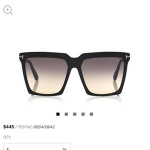 Tom FORD SABRINA SUNGLASSES never worn